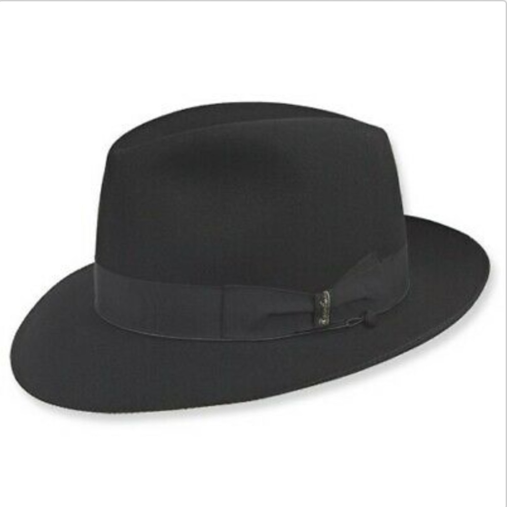 Classic Black Fedora Hat